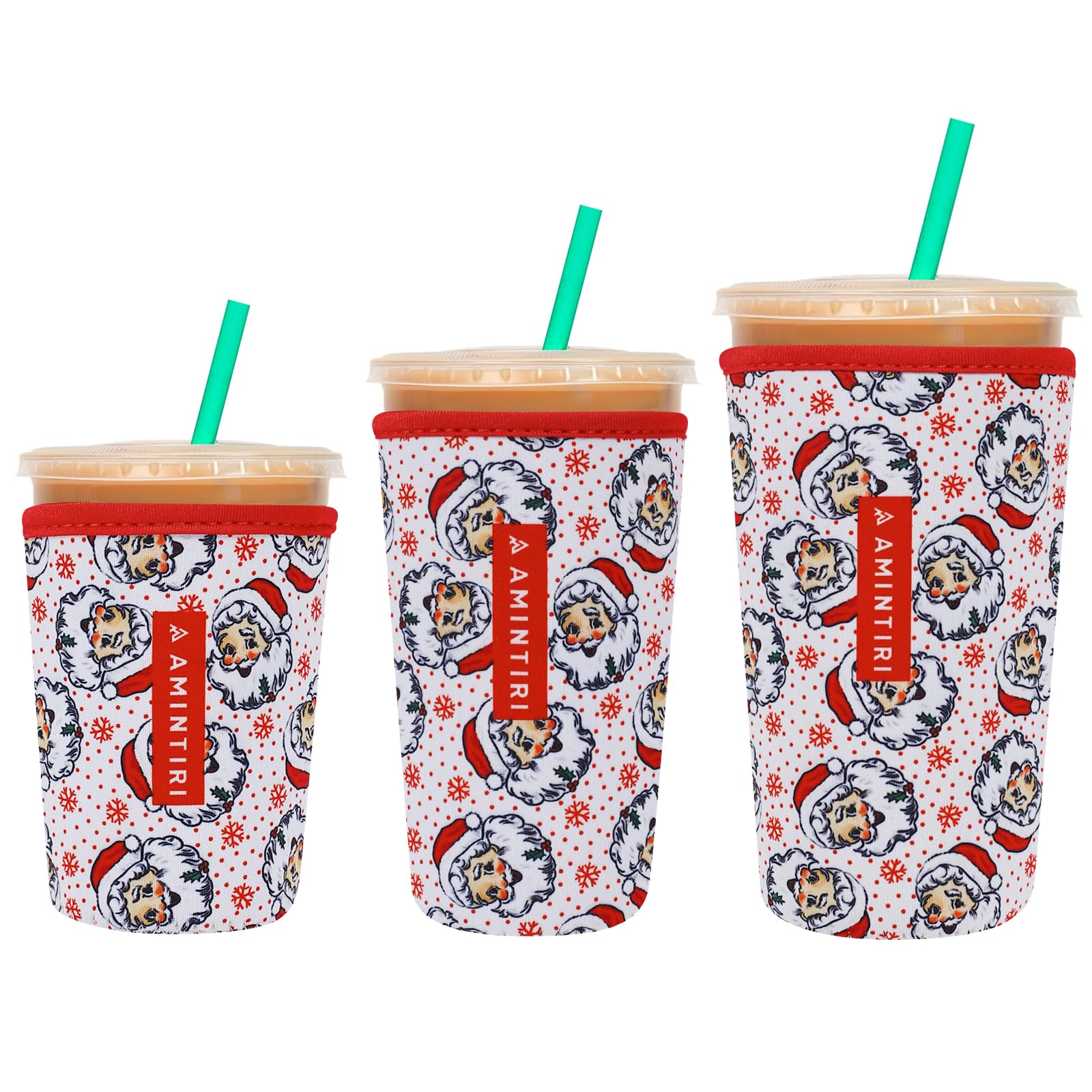 Reusable Insulator Neoprene Sleeve for Iced Coffee &amp; Cold Soda