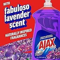 Vista 2 de Ajax Ultra Jabón Líquido para Platos con Fabuloso, Aroma a Lavanda, 52 Oz