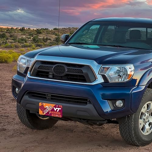 Miniatura 5 de NCAA etiqueta de metal para auto, negro