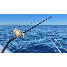 Teaser Rod Outrigger Dredge Pole w/ #4 Bent Butt End