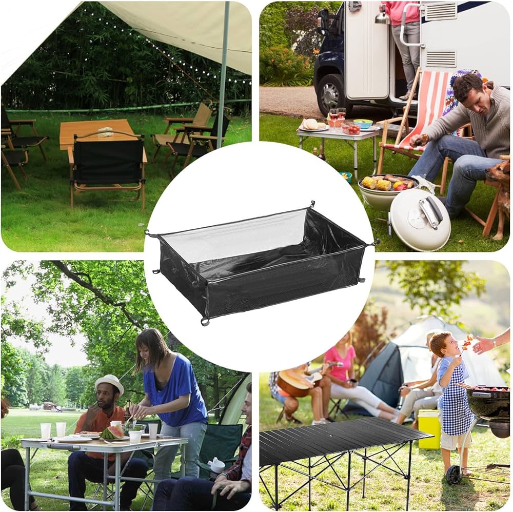 Amazon.co.jp: テーブル下収納ネット - アウトドア折りたたみテーブル