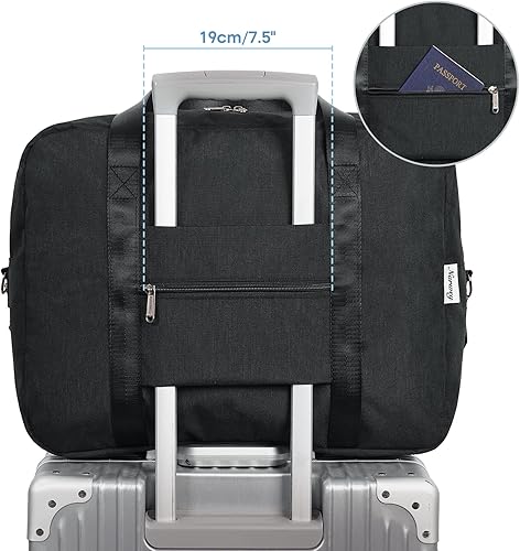 Miniatura 6 de For Spirit Airlines - Bolsa de viaje plegable de 18 x 14 x 8 pulgadas, bolsa de viaje debajo del asiento, equipaje de mano para mujeres y hombres