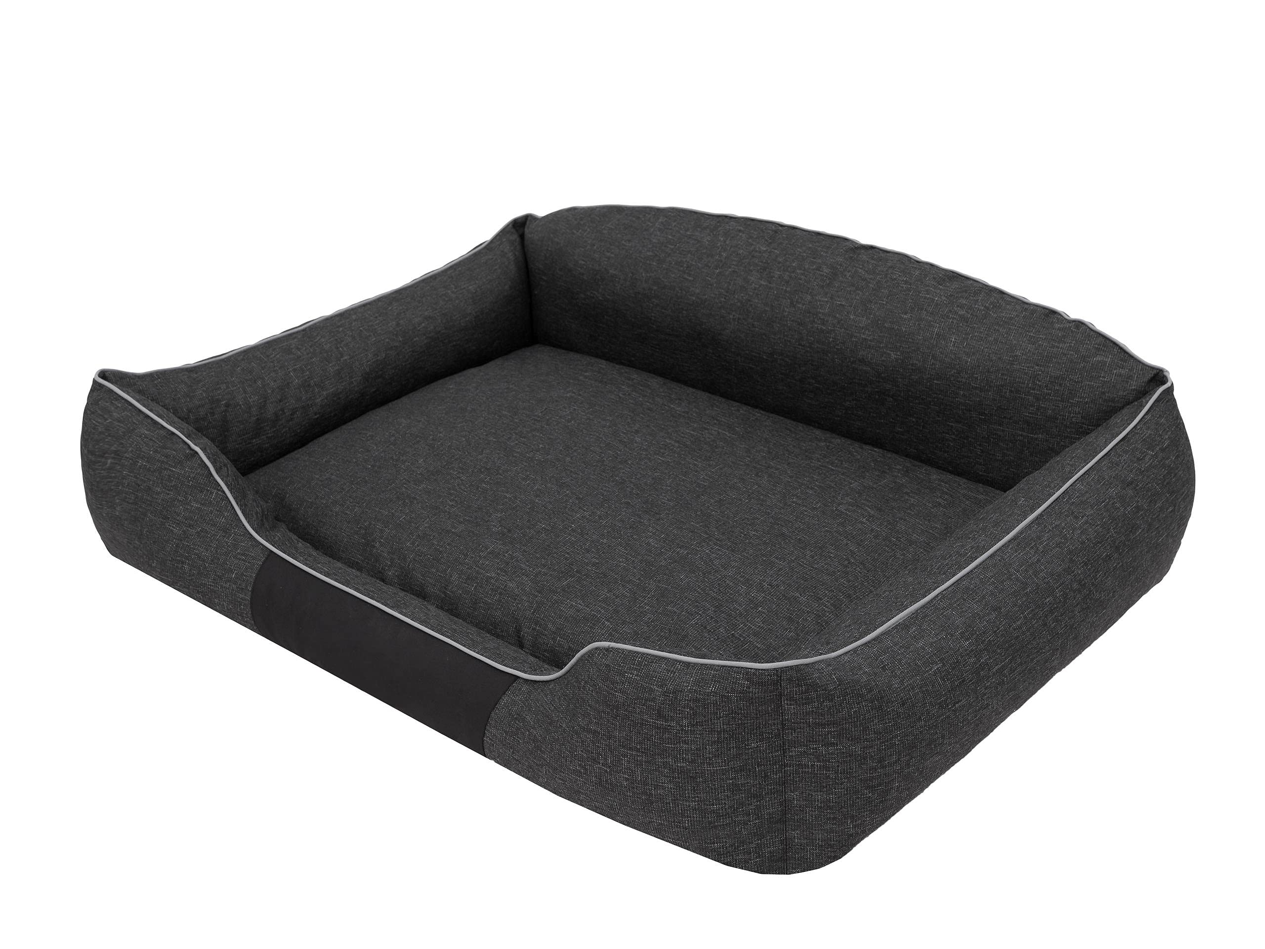 PillowPrim Hundebett Hundehütte Hundekissen Ruheplatz Hundematratze Hundesofa Hundeschlafplatz Doggybed Hundezubehör Hundeschlafplatz Sofa Hundekissen Hundeplatz Bett Hundekorb 65 x 50 cm