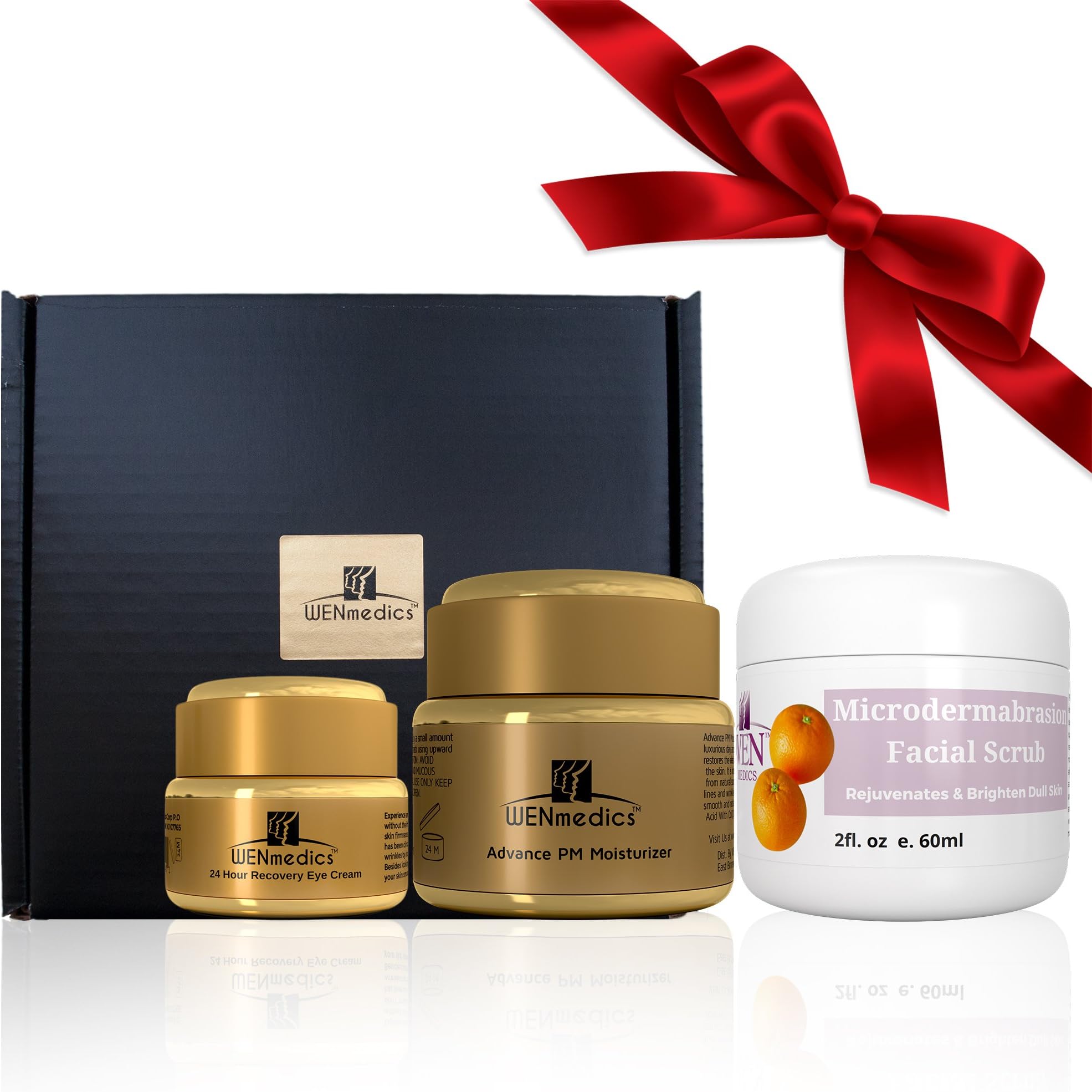 New Anti-aging 3 step skincare gift set - facial kit comes with Exfoliating Scrub, Facial Lotion & Under Eye Treatment - enjoy youthful radiant smoother-looking skin today - Dry Skin Face Kit