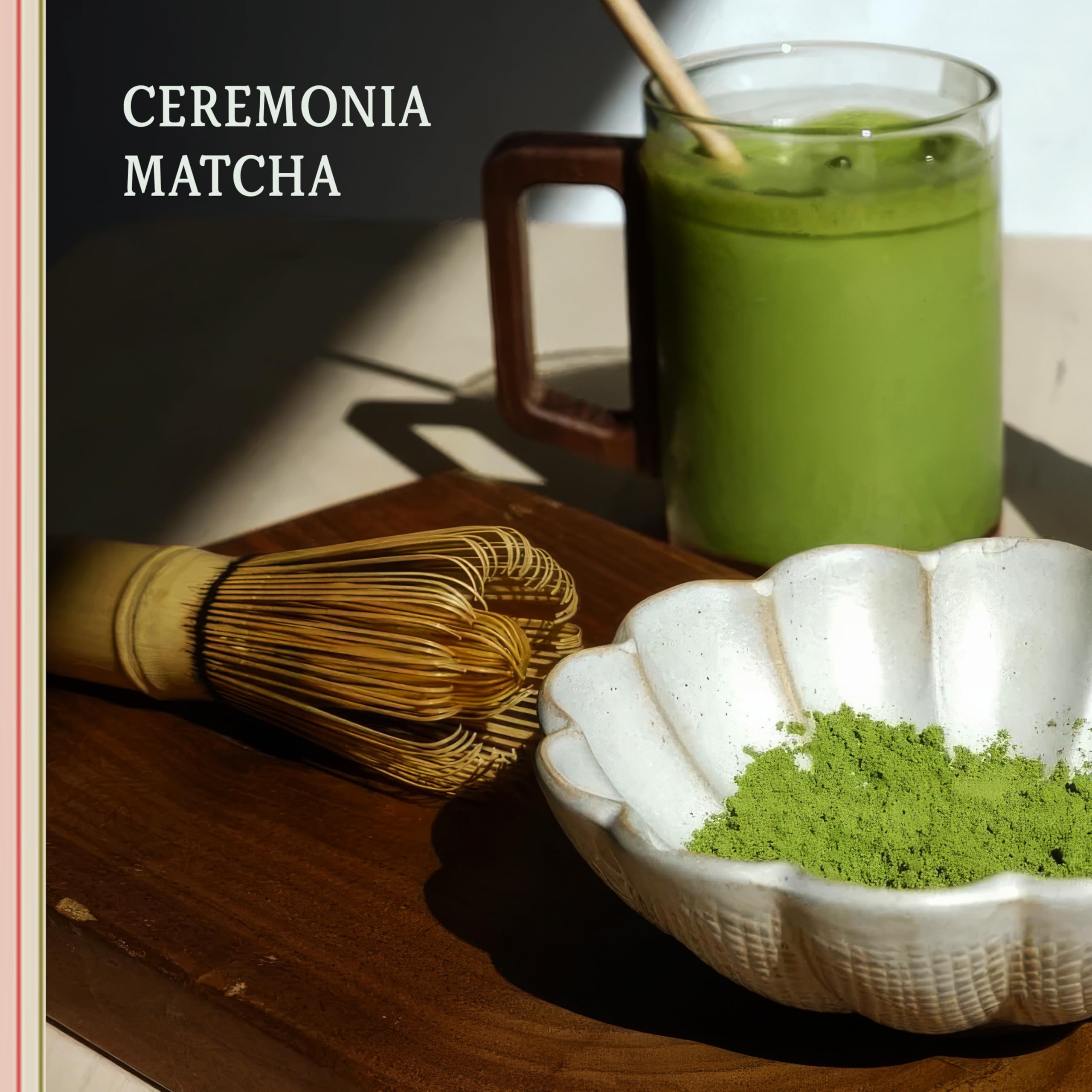 Ceremonia Matcha Green Tea Powder Ultra Premium Ceremonial Grade 1 0 oz 30g First Harvest from Kagoshima Japan — view 2
