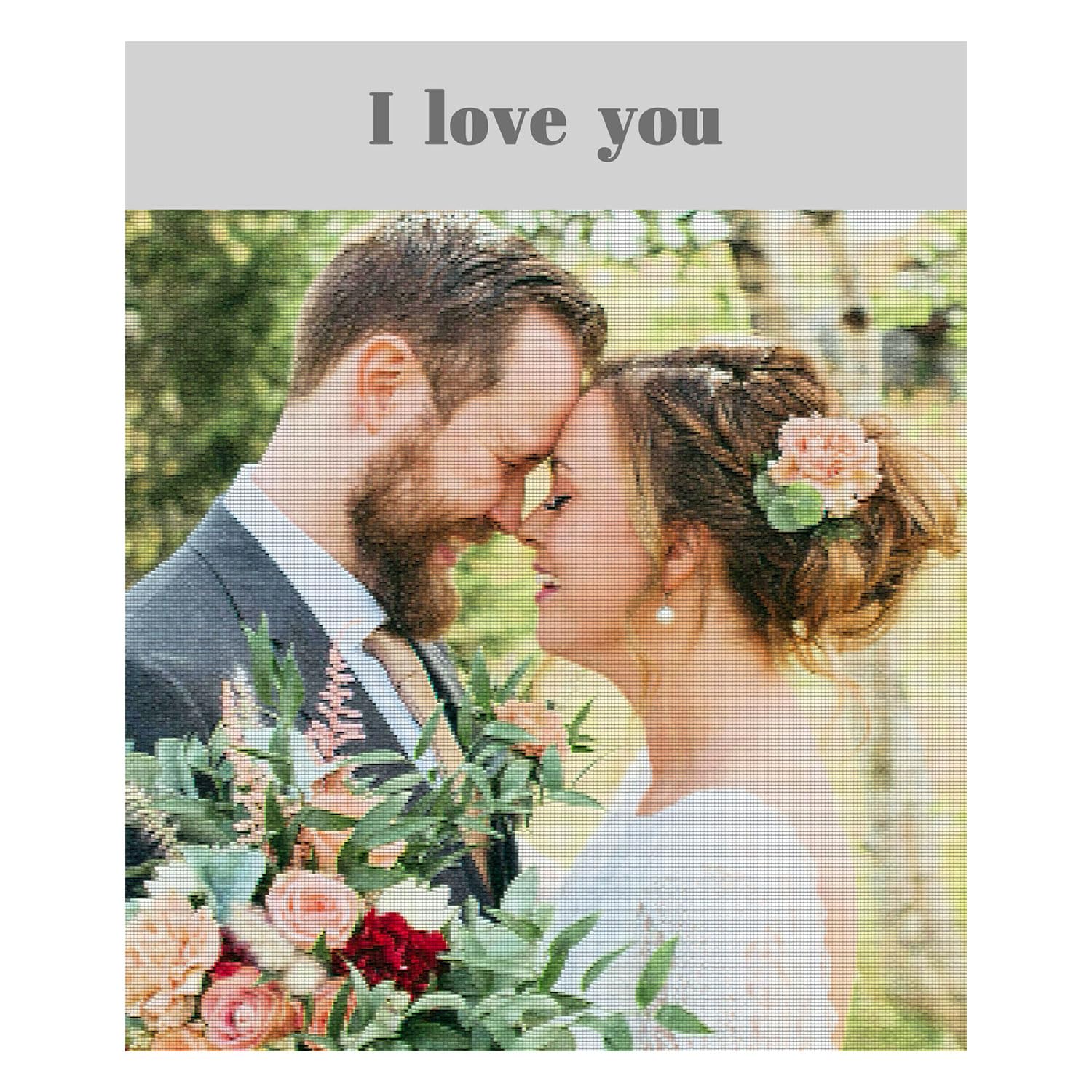 DSSHENGDS Personalized Photo Diamond Painting，5D DIY Private Custom Photo Personalised Diamond Painting Kits Custom，Full Drill Embroidery Picture Gifts for Home Decor -C- 70 * 90