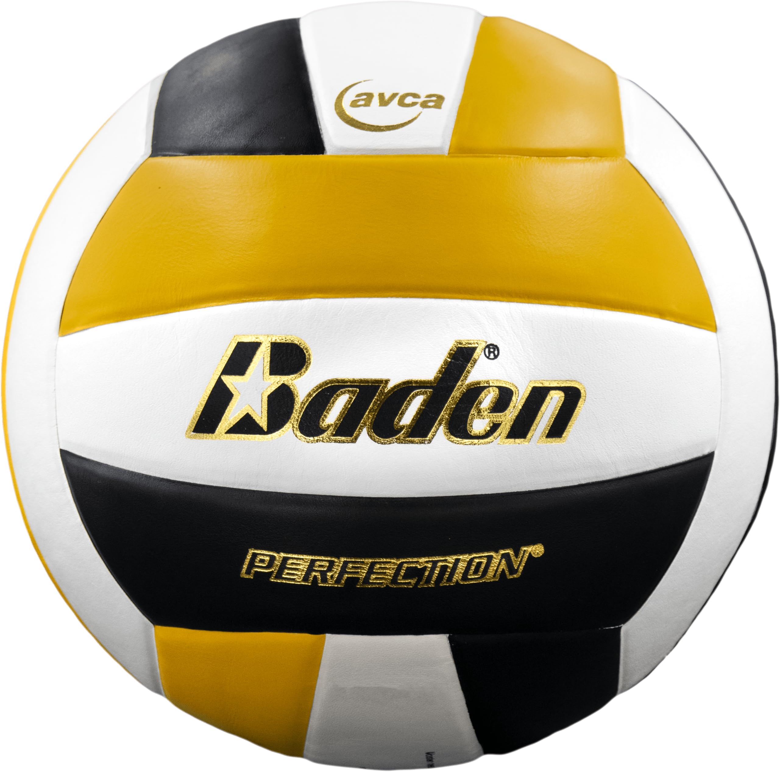 Baden | Perfection | Premium Leather | Indoor Official Game Volleyball | 13U to College | Official Size + Weight | NFHS + AVCA Approved