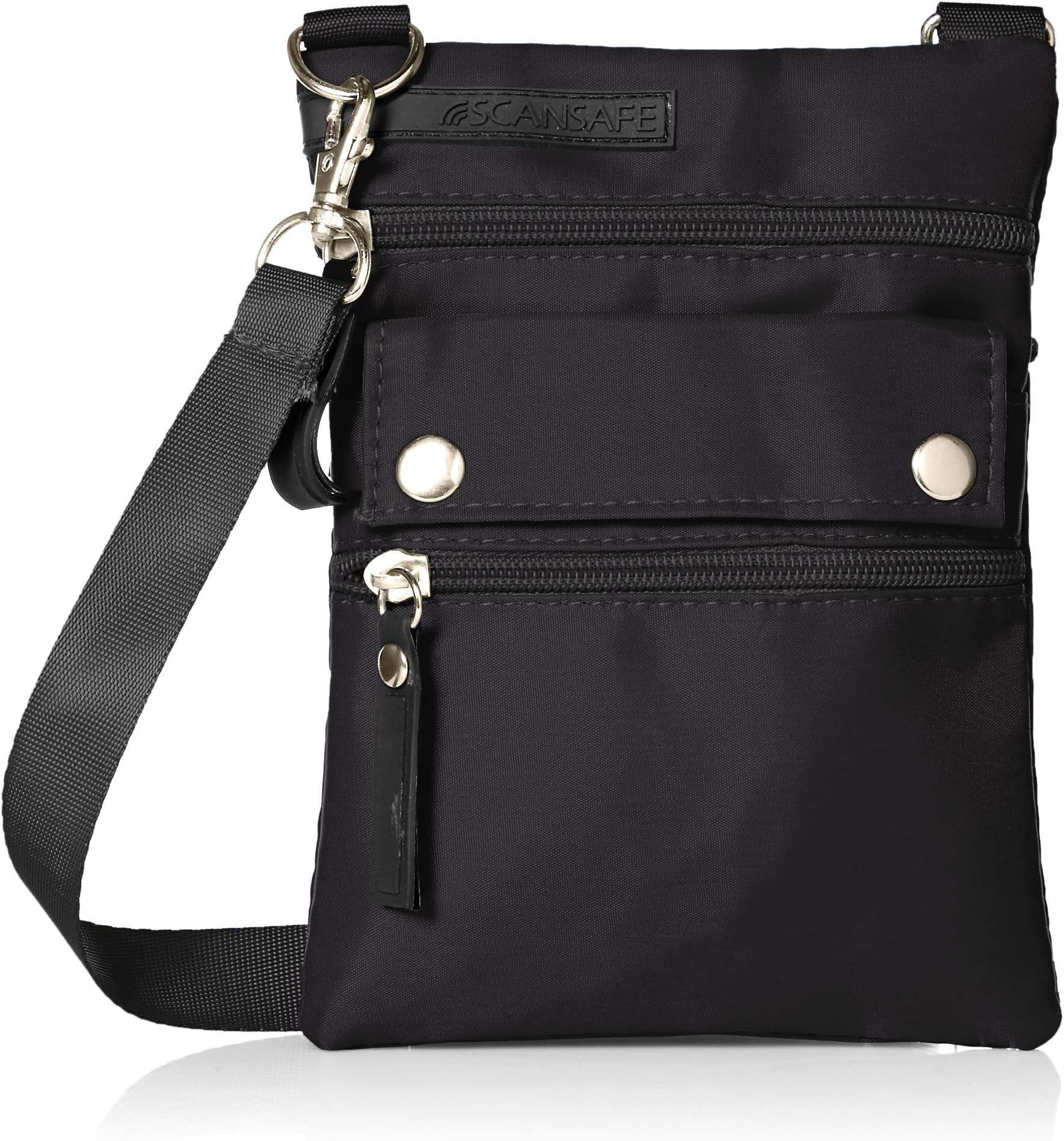 Safescan ScanSafe Sprint Mini Crossbody Bag with RFID Protection, Black
