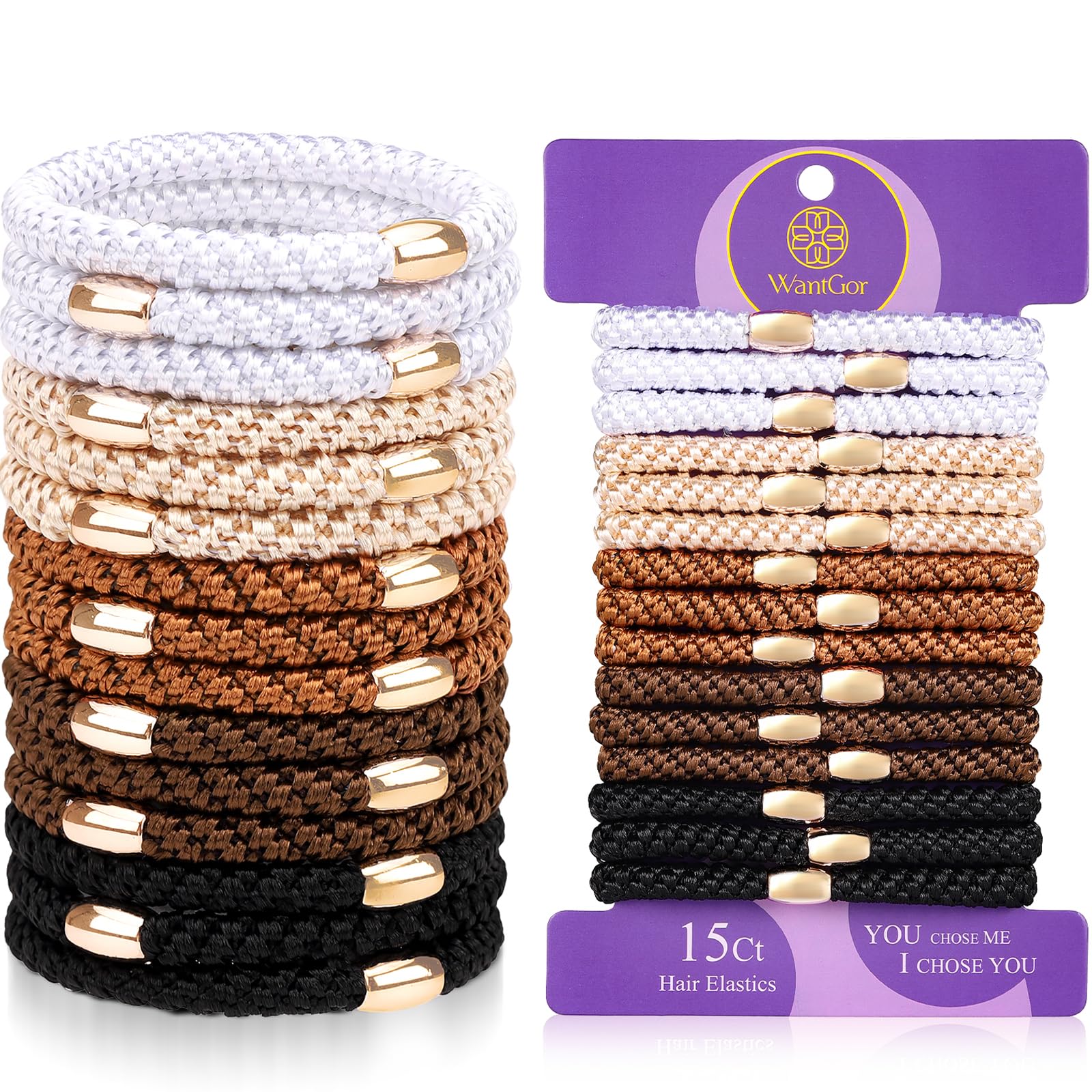 WantGor 1 Zoll PU Leder Stirnband, breite gepolsterte Haarba