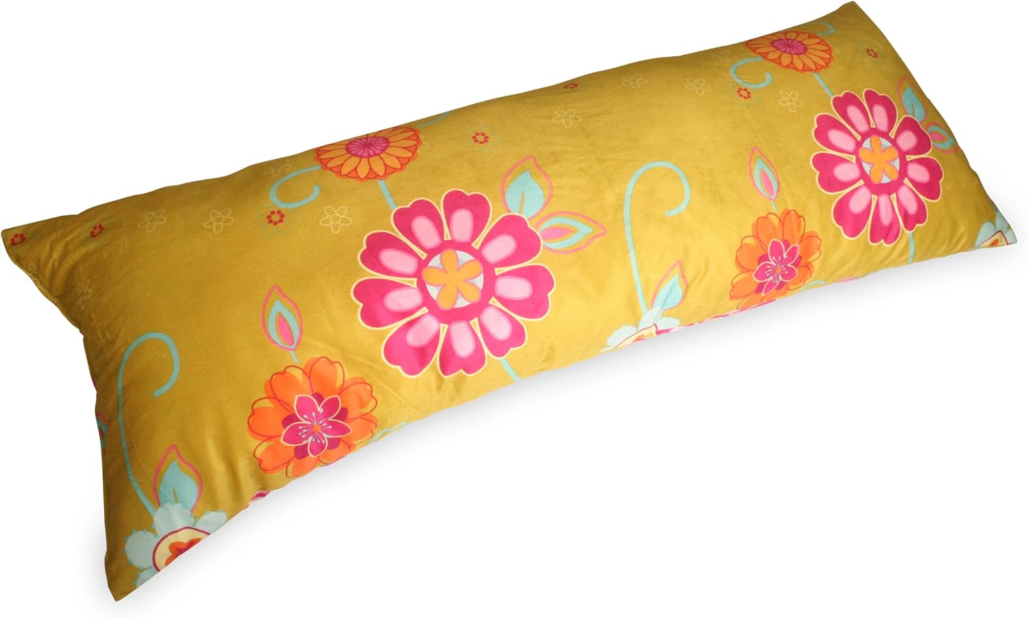 Elements Home Mod Design MicroPlush Cover Body Pillow, 20Inch by 54Inch, Jumbo