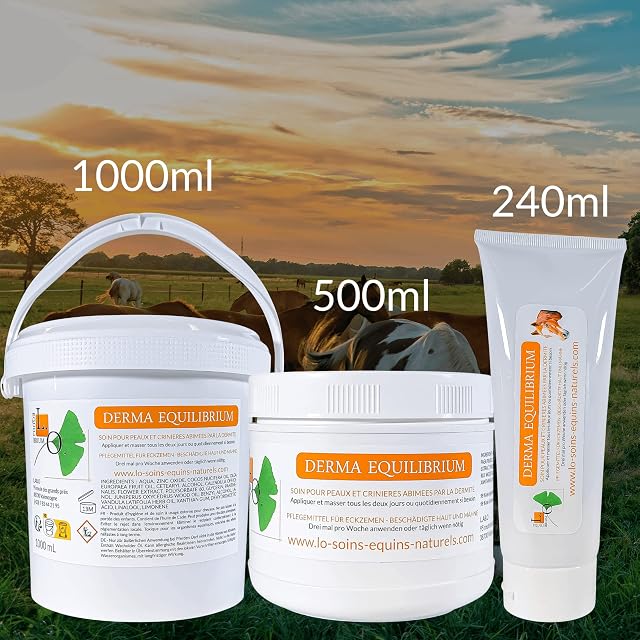 Foto 2 de 7 de Derma Equilibrium - 500 mL - Soin Naturel de la dermite chez Le Cheval