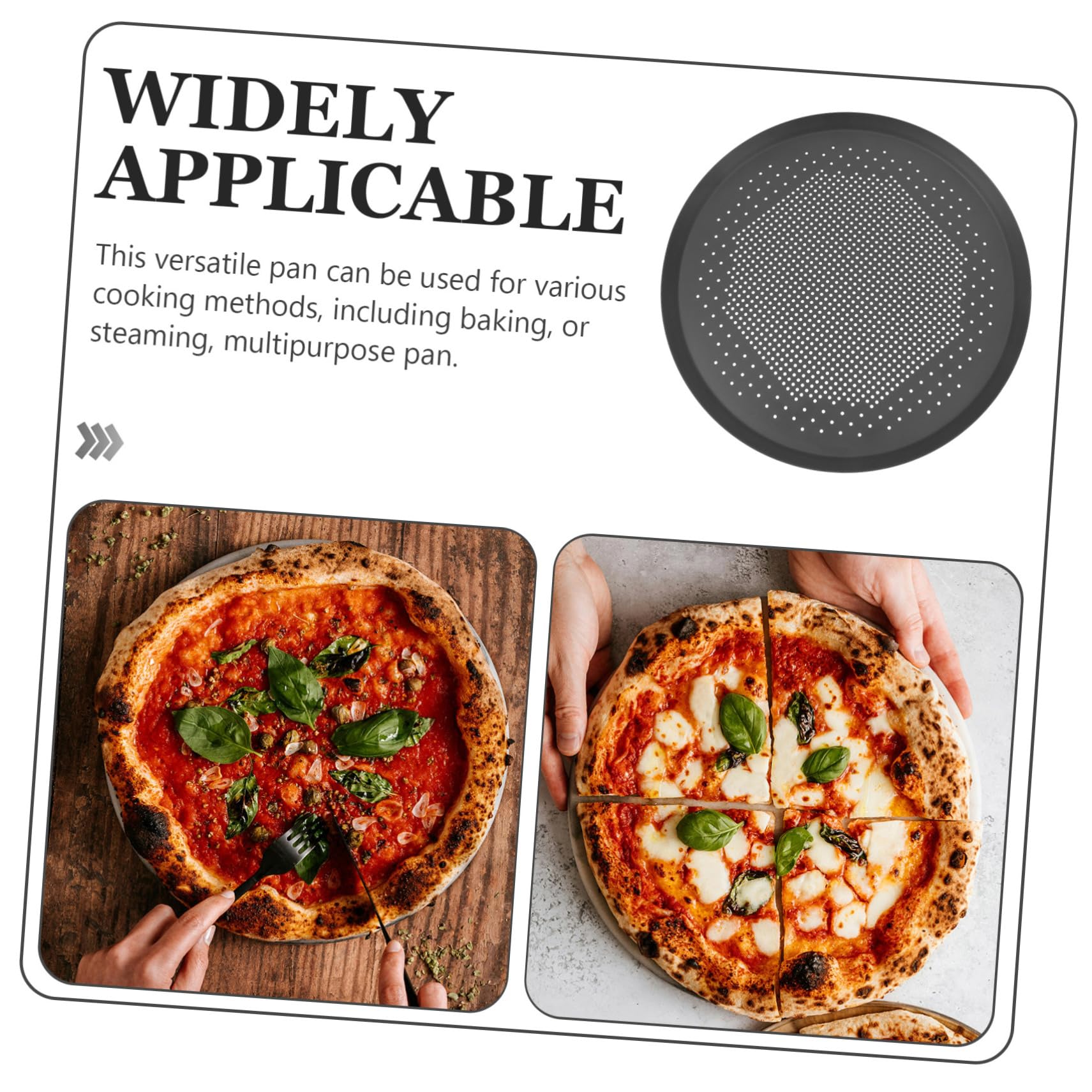 Pizza Blech Rund Mit Löchern Pizzablech Aus Aluminiumlegierung Für Backofen Pizzabackform Antihaft Backzubehör Für Pizza Kuchen Und