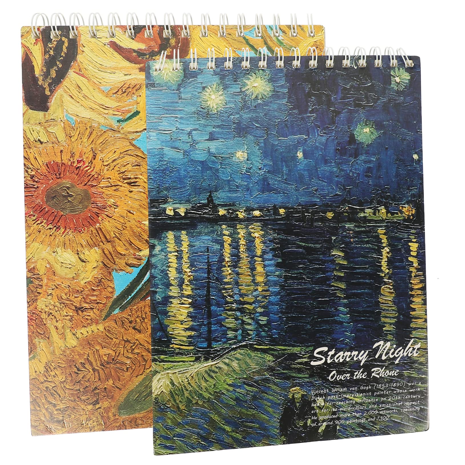 Aquarellpapier Skizzenbuch für Schüler 2 Stück A4, Malbuch | Dickes Papier , Kunst Kreations Skizzenbuch für Schule und Büro, Zeichnenbuch mit Einfachem Look