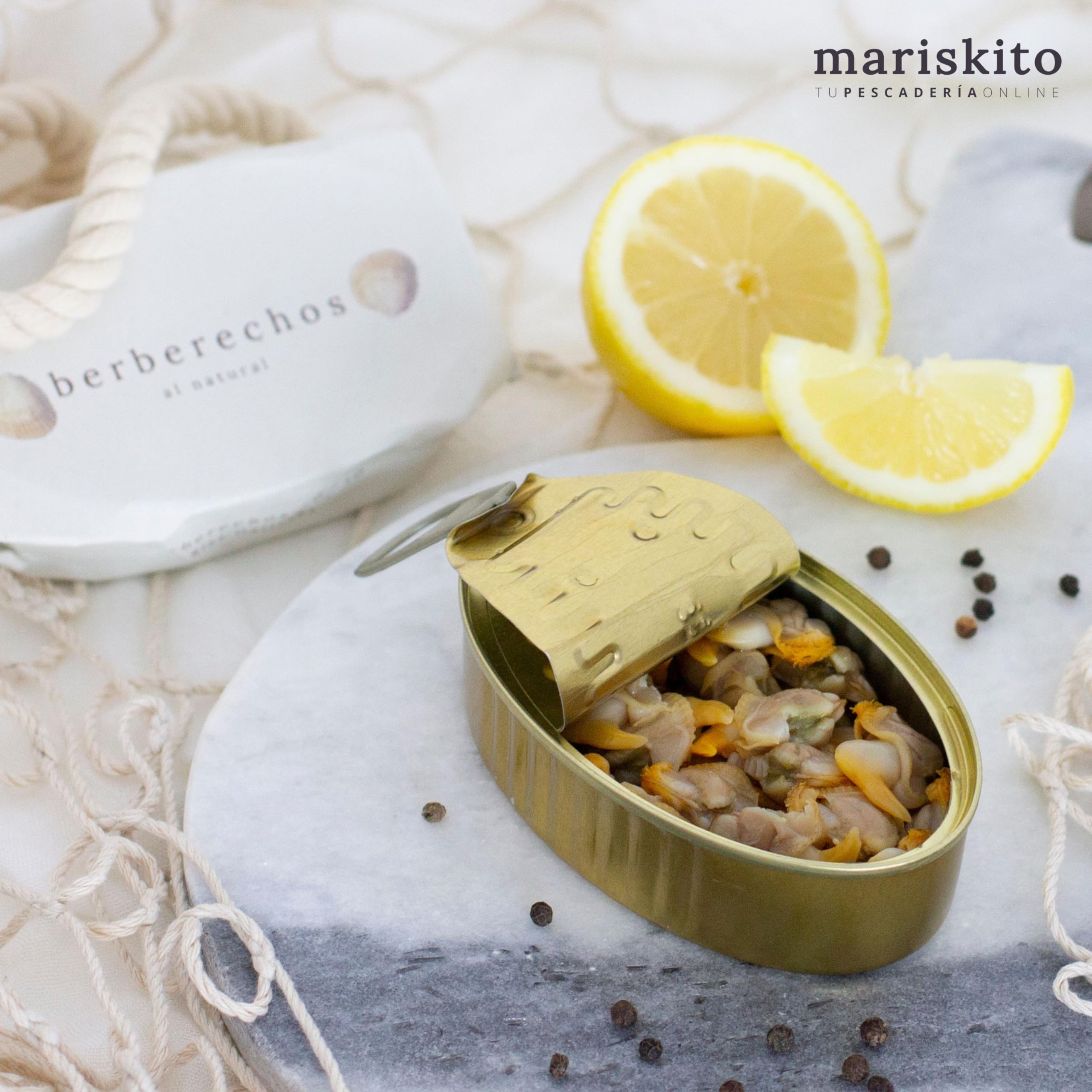 MARISKITO | Pack La Mer Gourmet - 12 Boîtes de conserves Gourmet - Boîtes de Conserve Galiciennes - Panier Cadeau - Coffret de Produits Délicatesse