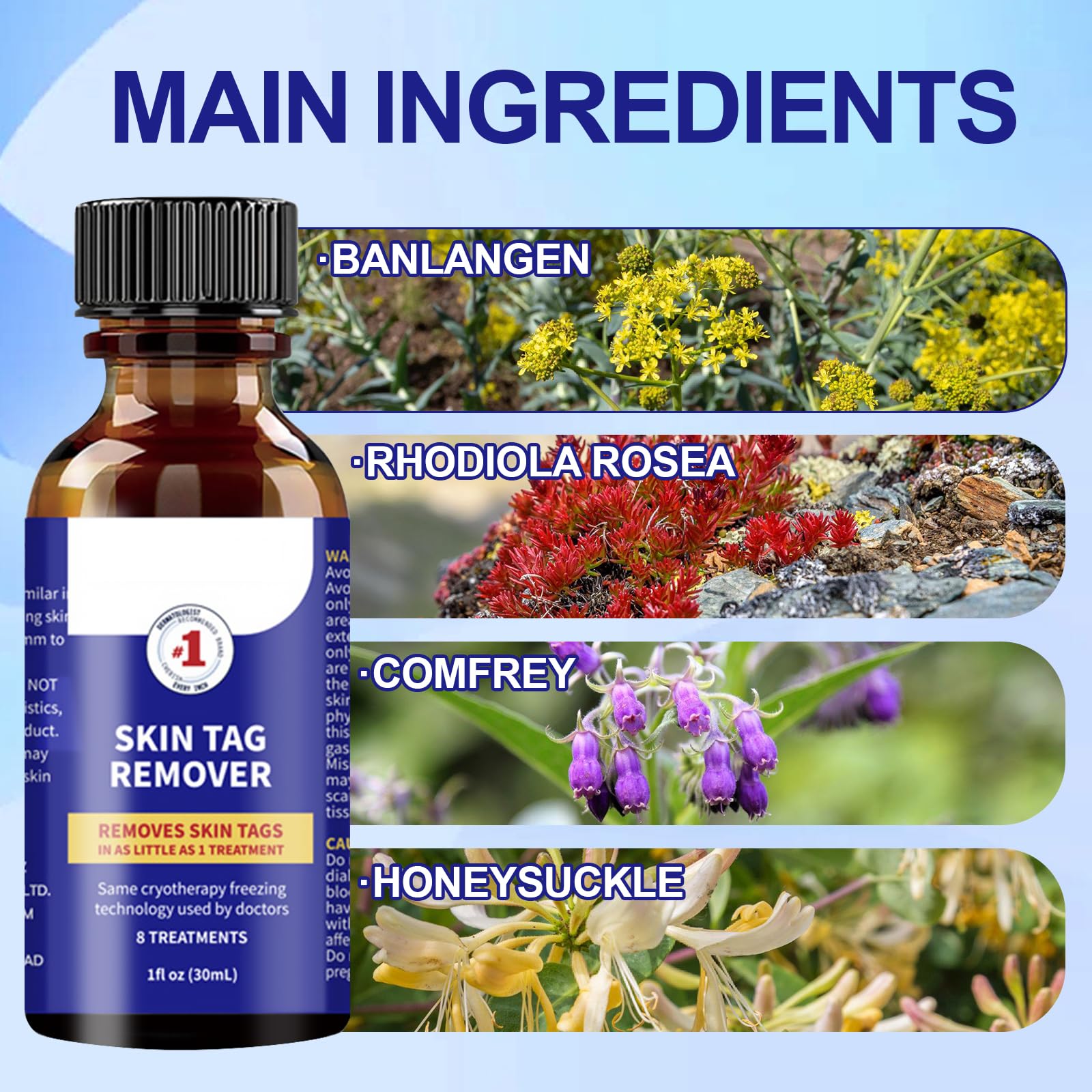 30ml Skin Tag Remover, Suavemente Las Verrugas Quitar Comunes, Mayoría de las Partes del Cuerpo, Fácil de Usar, Fórmula Suave