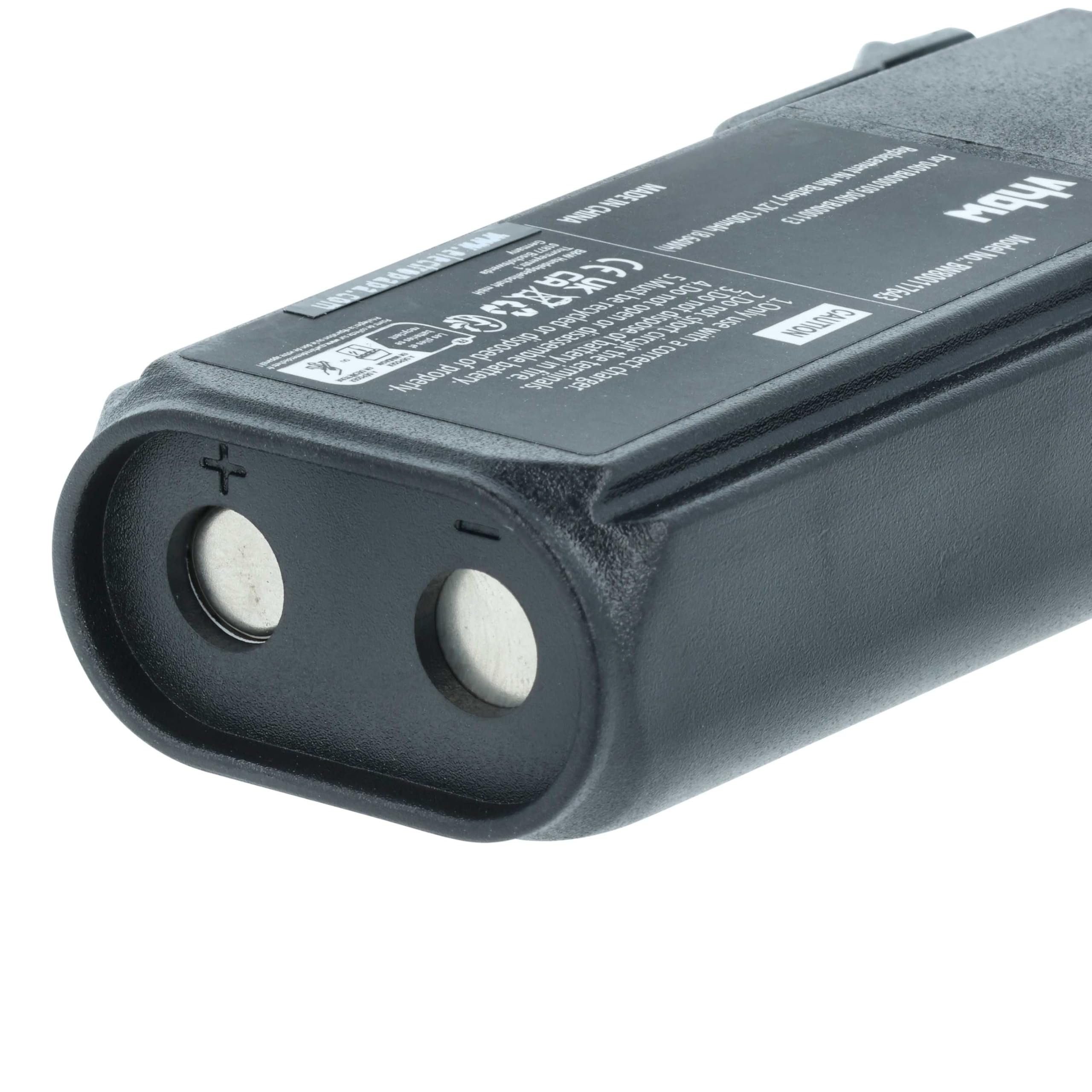 vhbw 5 x akumulator zamienny do Elca 0401BA000109, 0401BA000113, PINC-GEH, 04.142 do pilota zdalnego sterowania (1200 mAh, 7,2 V, NiMH)