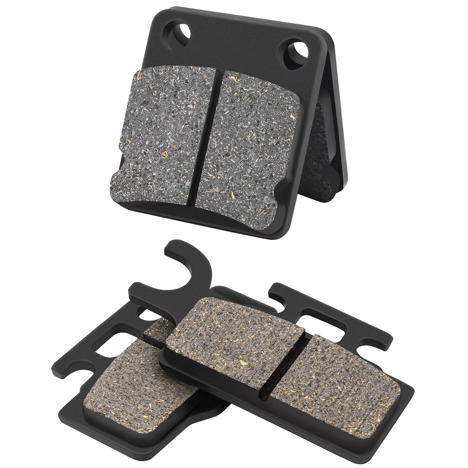 AHL 2 paires Motocyclette Plaquettes de Frein Avant/Arrière Compatible avec KAWASAKI KX 65 2000-2021