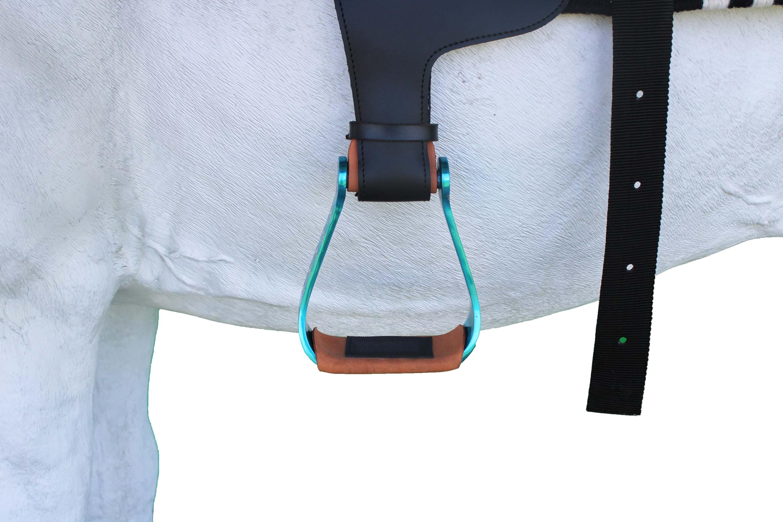 Horse Western 51244 - Staffe in alluminio con incisione, 12,7 cm