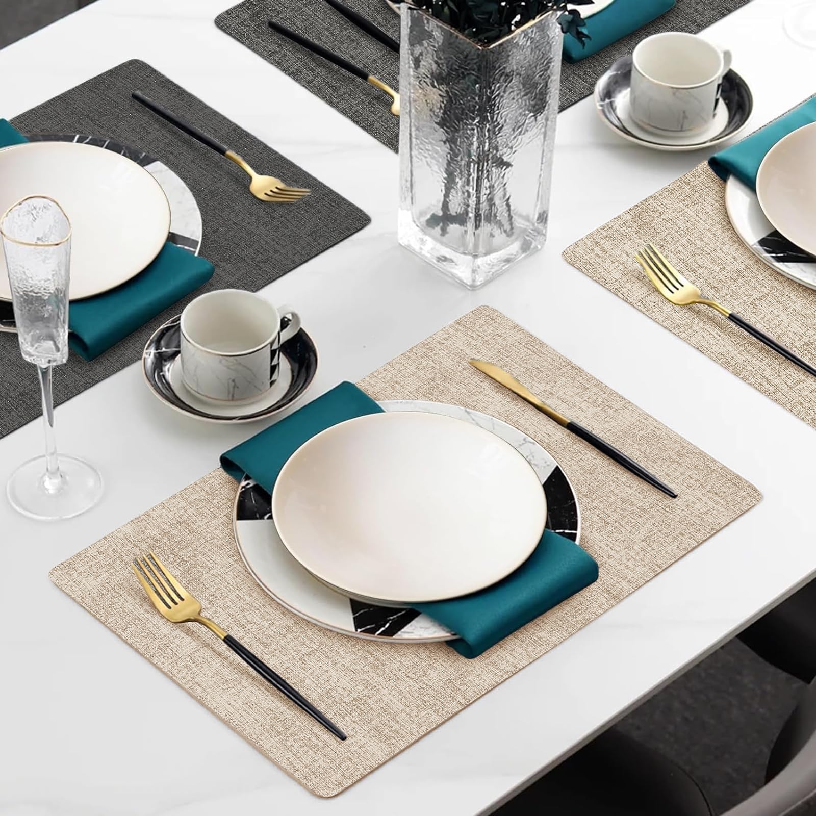 Sadodo Placemats and Coaster Set of 6 - Image 2
