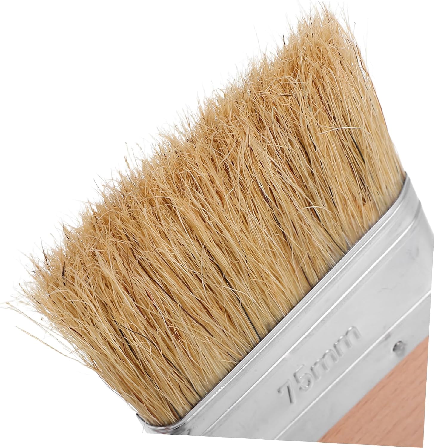 Natural Bristle Flat Art Paint Brush Double Head for DIY Projects