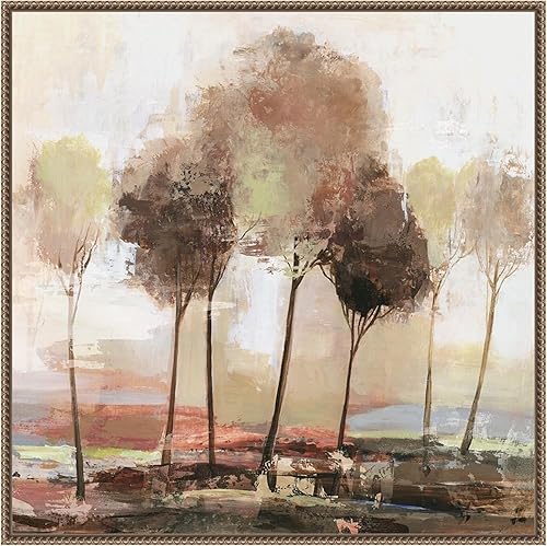 Amanti Art Allison Pearce - Lienzo enmarcado para pared, 30 x 30 pulgadas, paisaje de ilusión, lienzo enmarcado para pared, obras de arte de