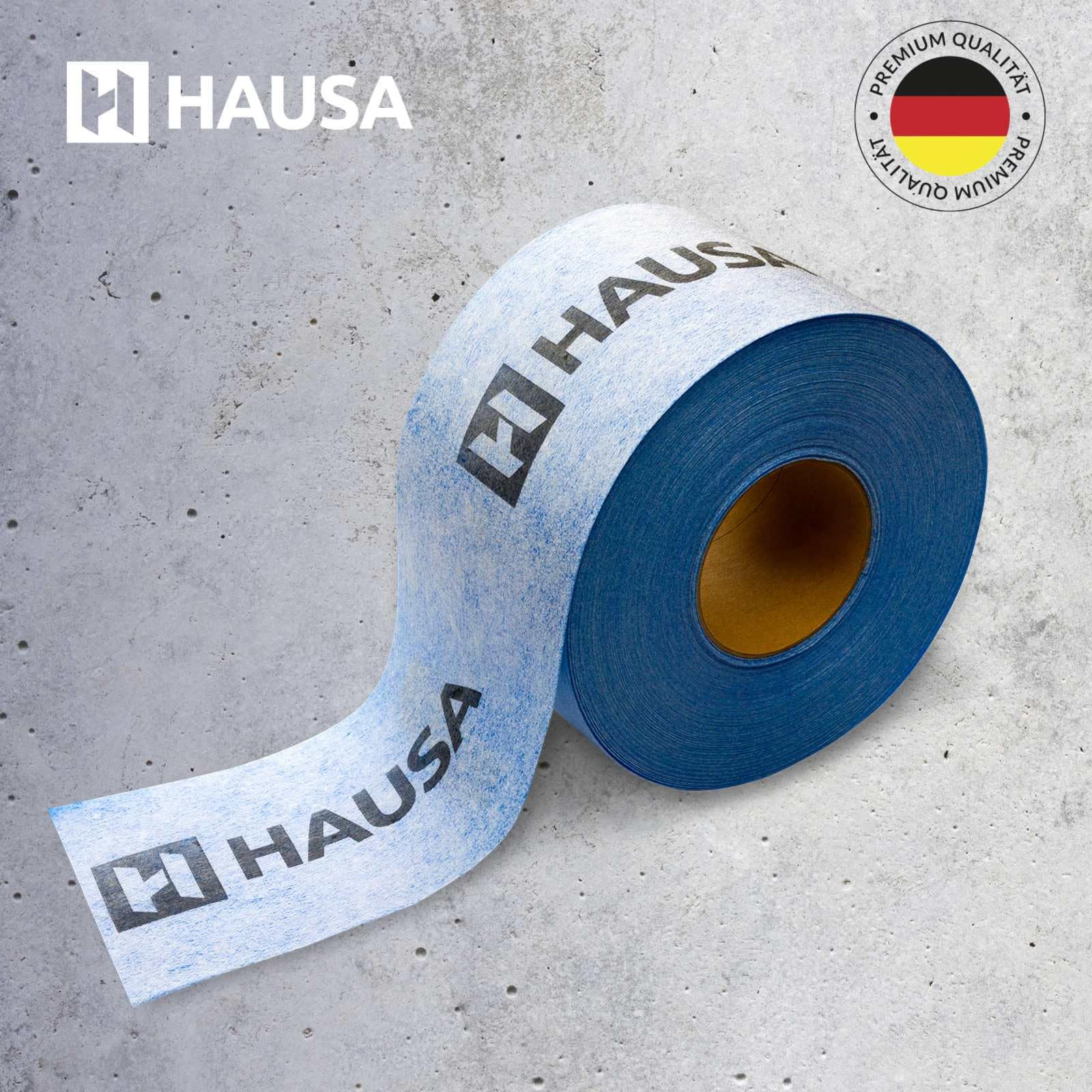 Hausa PRO3 Nastro di tenuta per piastrelle, 120 mm di larghezza, impermeabile, per interni ed esterni, ambienti umidi, sanitari, bagno, doccia, terrazzi, balconi, 50 m