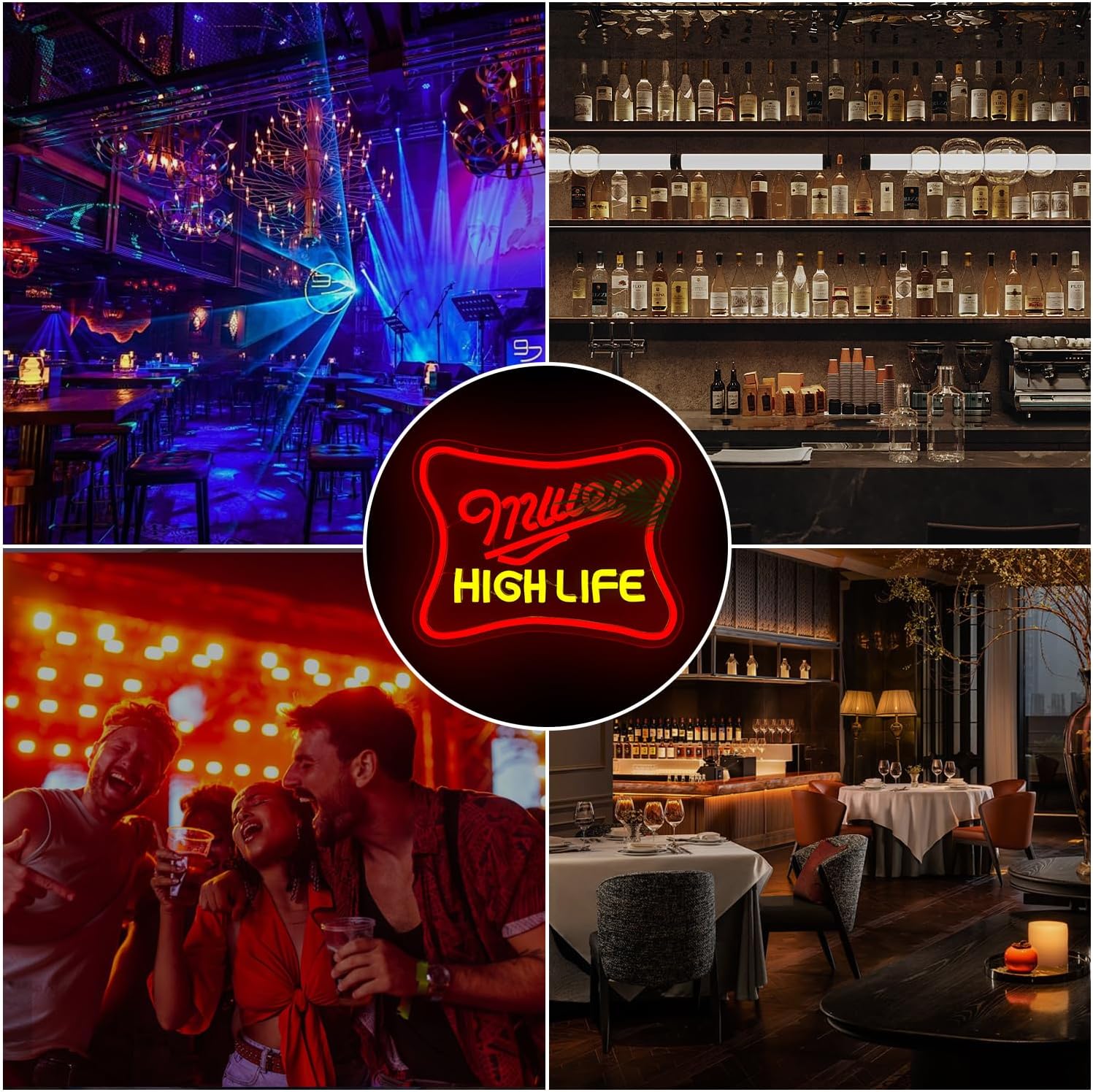 Beer Neon Sign Red Neon Lights for Wall Decor Dimmable Beer LED Signs for Bar Wall Light Up Signs for Bar Pub Club Man Cave LED Light Art Wall Lights - Image 7