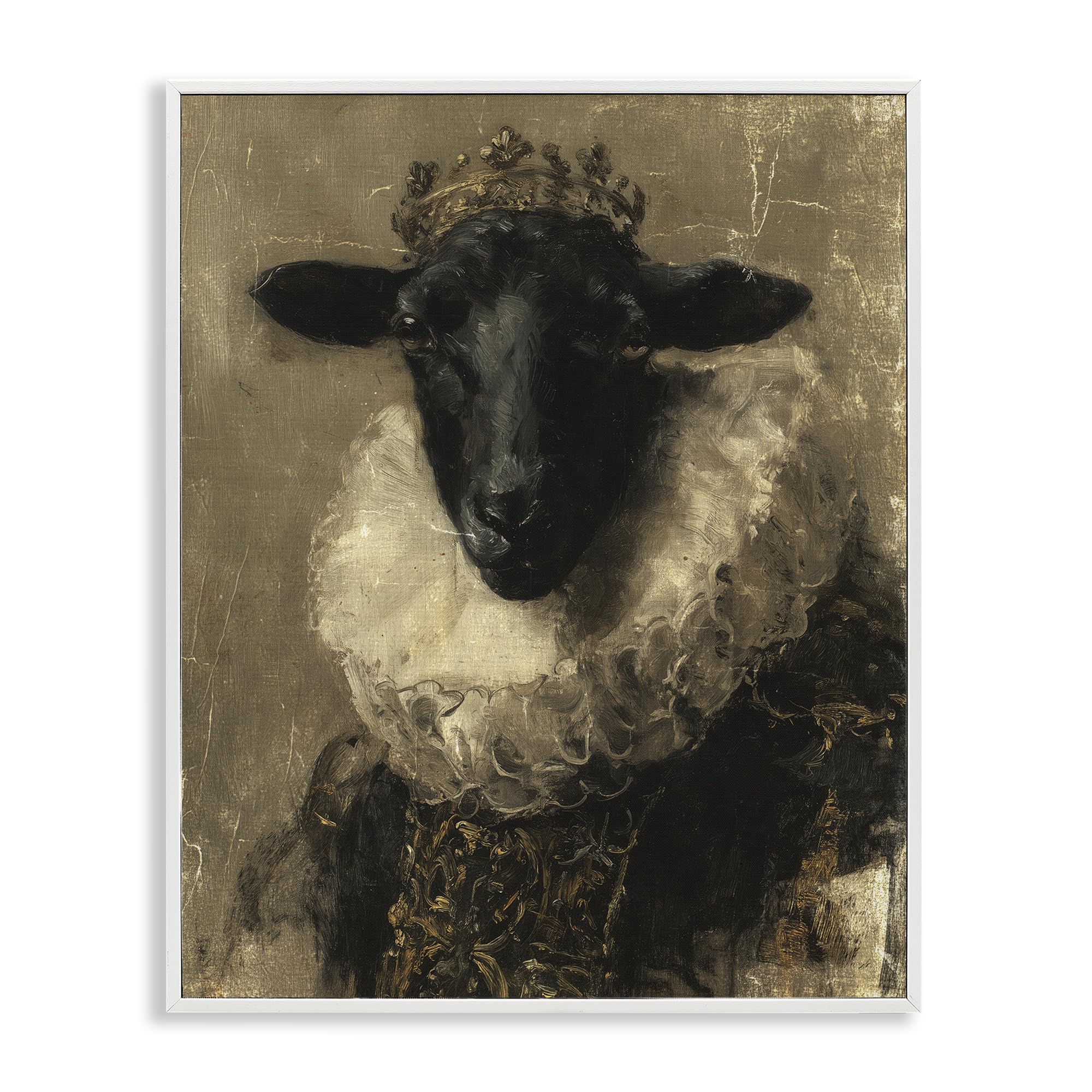 'Noble Ram Portrait'| Framed Giclee Art