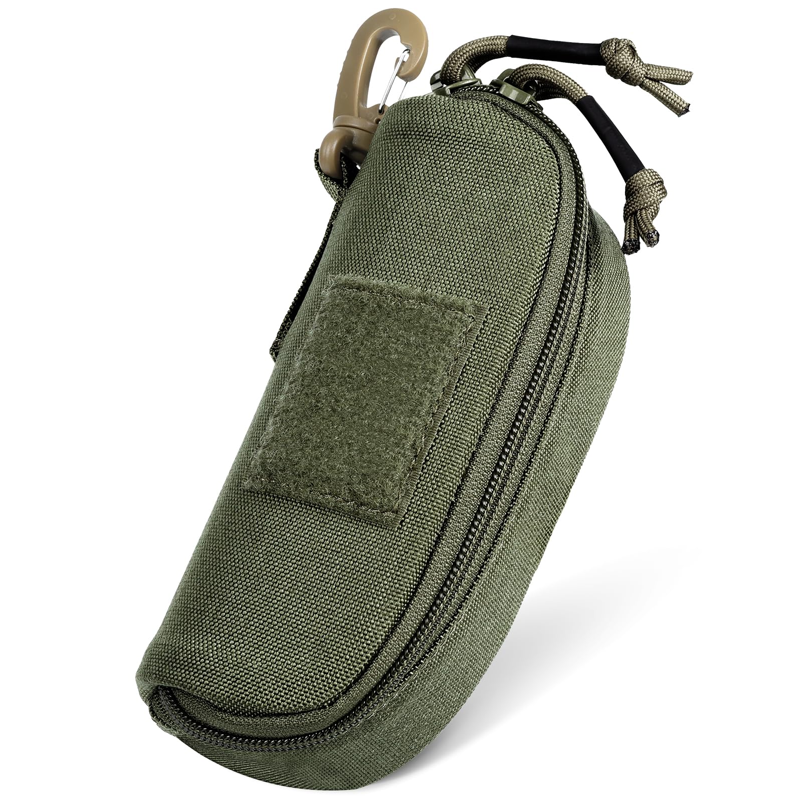Tactical Molle Glasses Case, Shockproof Eyeglass Pouch, Sunglass Case Hard Shell Protects Glasses