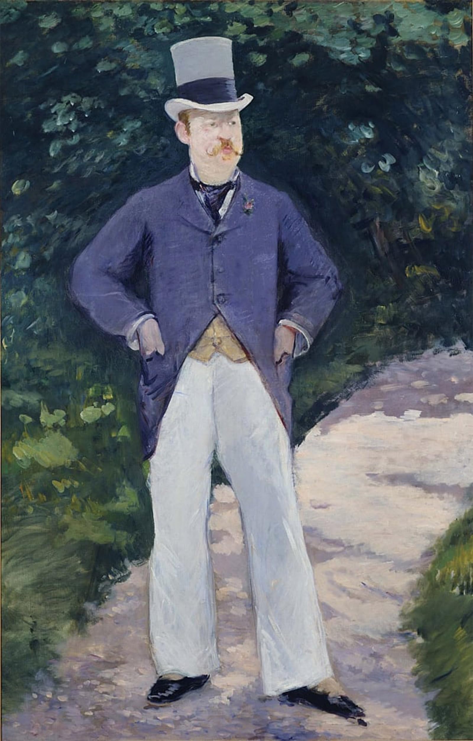 POSTERIIk Famous Animal Posters Vintage Picture Portrait of Monsieur Brun by Edouard Manet Modern Wall Decor for Home Decor 60x90cm