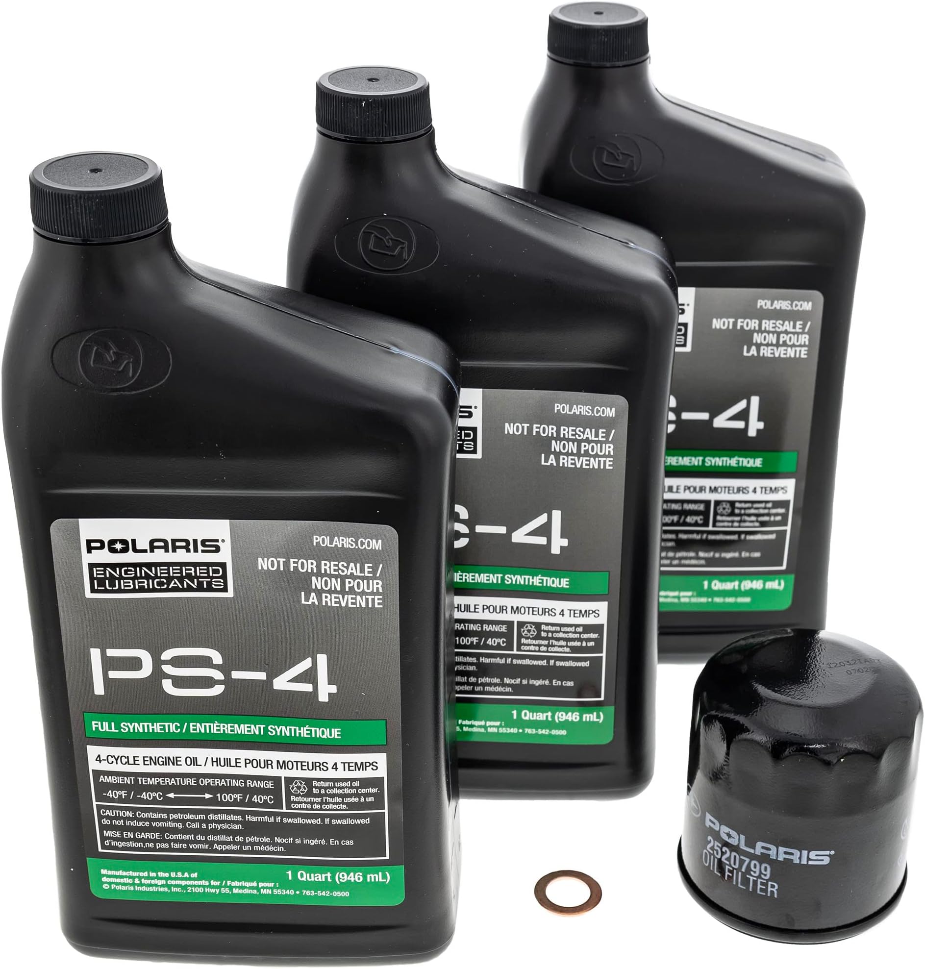 2016-2021 Polaris RZR XP Turbo RZR XP 4 Turbo OEM PS4 Oil Change Kit 2881696