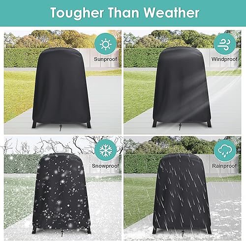 Miniatura 6 de Funda compatible con horno Ninja Woodfire para exteriores, funda impermeable para horno de pizza Ninja compatible con horno Ninja OO101 (serie