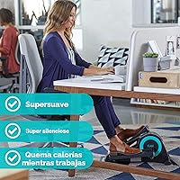 Vista 5 de Cubii JR1, elíptica debajo del escritorio, ejercitador de pedal de bicicleta para debajo del escritorio, elíptica sentada, trabajo desde casa, mini