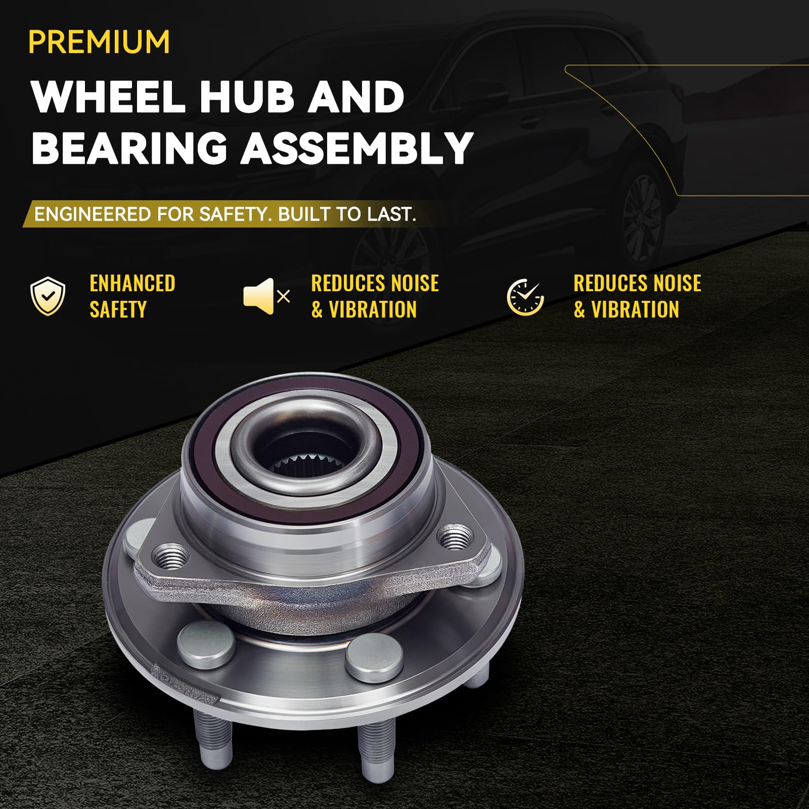 Amazon.com: TUCAREST 513289 Front or Rear Wheel Bearing and Hub