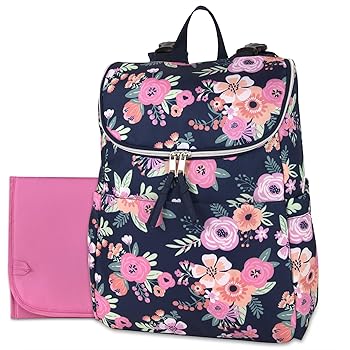 floral nappy bag