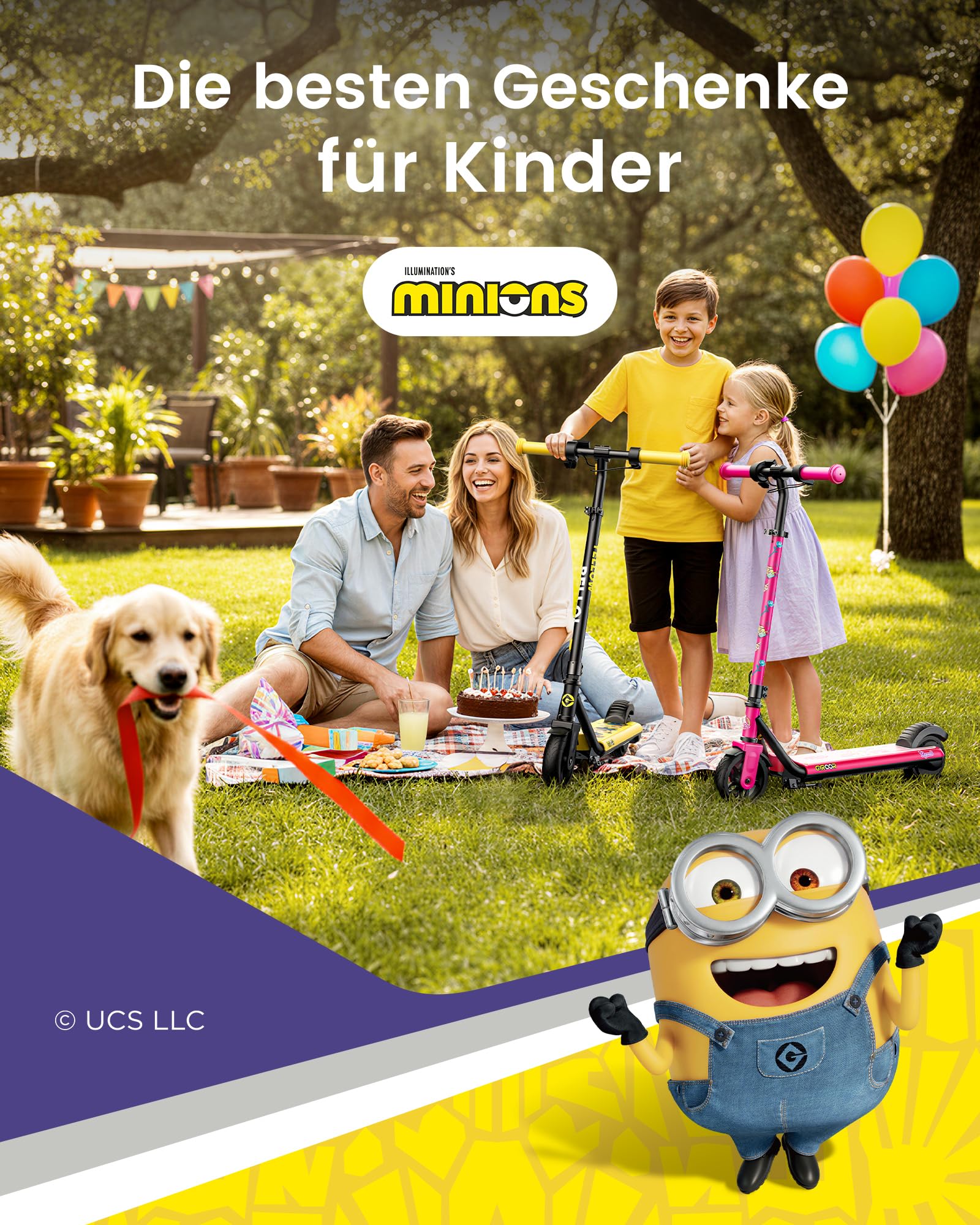 Gyroor H30 Max E Scooter Kinder 6-12 Jahre, 150W Motor Elektroroller für Kinder 10/13/16 km/h LED Digitalanzeige, Musik E Roller Kinder Doppeltes Bremssystem, 3 Einstellbare Höhe Elektrorscooter