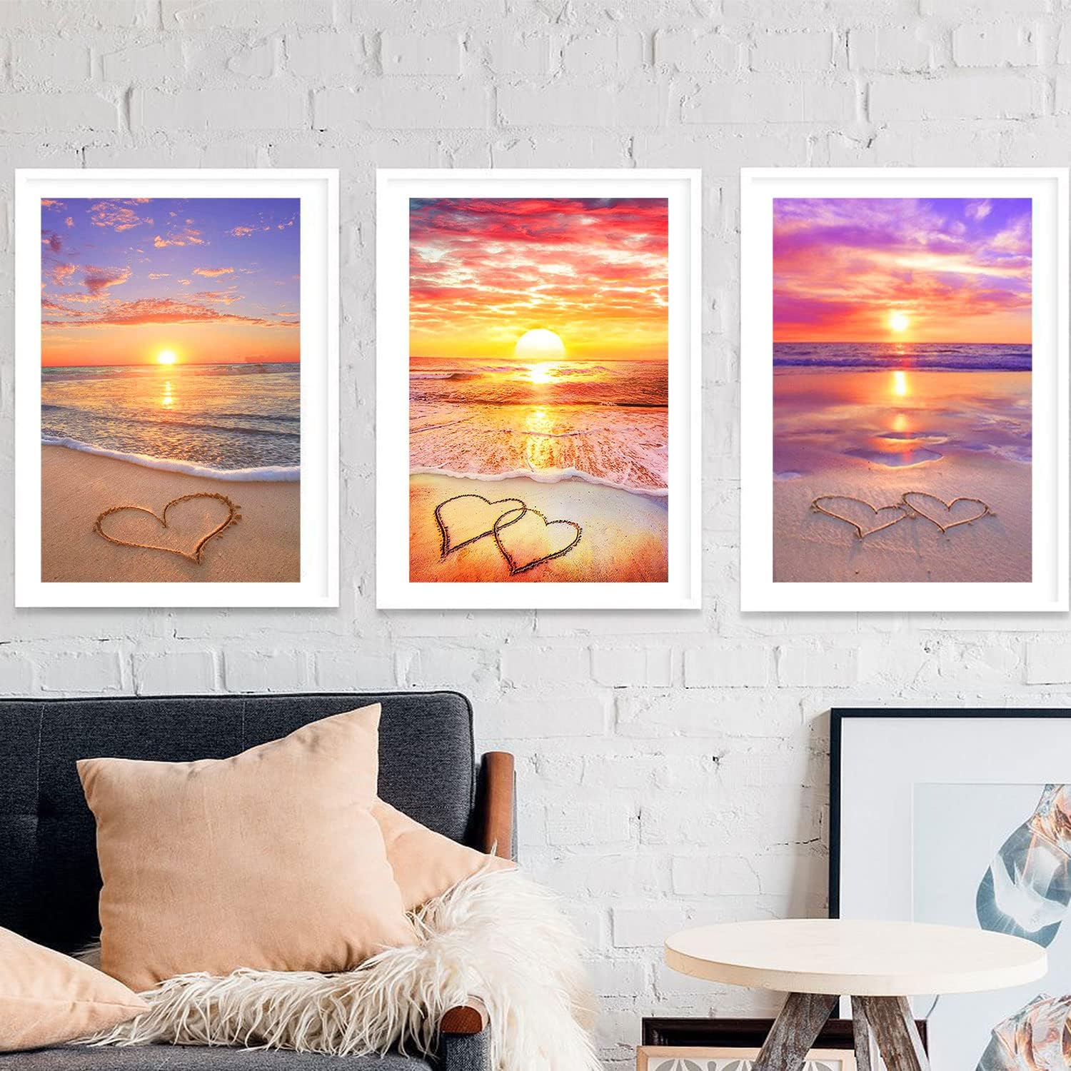 TINY FUN 6 Pack Diamond Painting, 5D Diamond Painting Kits for Adults, DIY Diamond Art Kits for Adults & Kids Full Drill, Paint with Round Diamonds16x12 inch