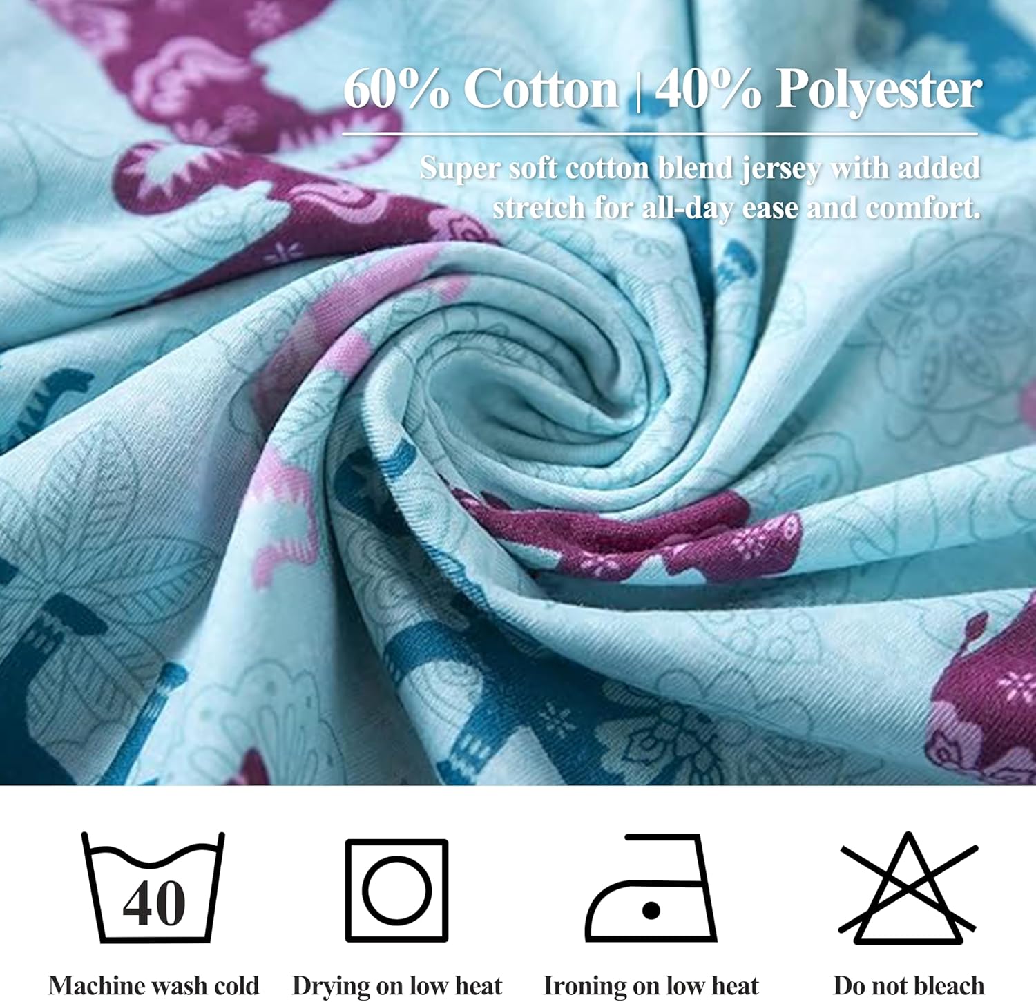 PNAEONG Women Pajama Set Sleepwear Tops with Capri Pants Casual and Fun Prints Pajama Sets - Image 3