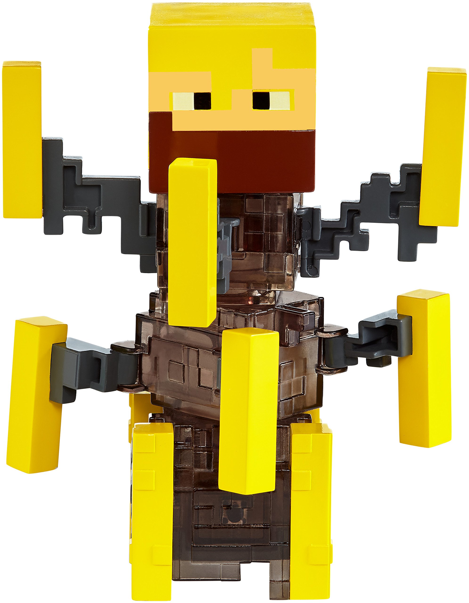 Amazon Com Mattel Minecraft Burning Blaze Light Up Figure Toys Games