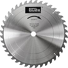 Güde 1839 Brennholzsägeblatt HM 400x30x3,2x40Z (aus Hartmetall, 40 cm Durchmesser, 3 cm Sägeblattbohrung, 40 Zähne, 2,2 mm Sägeblattstärke, für max. Schnitte mit bis zu 3500 1/min)