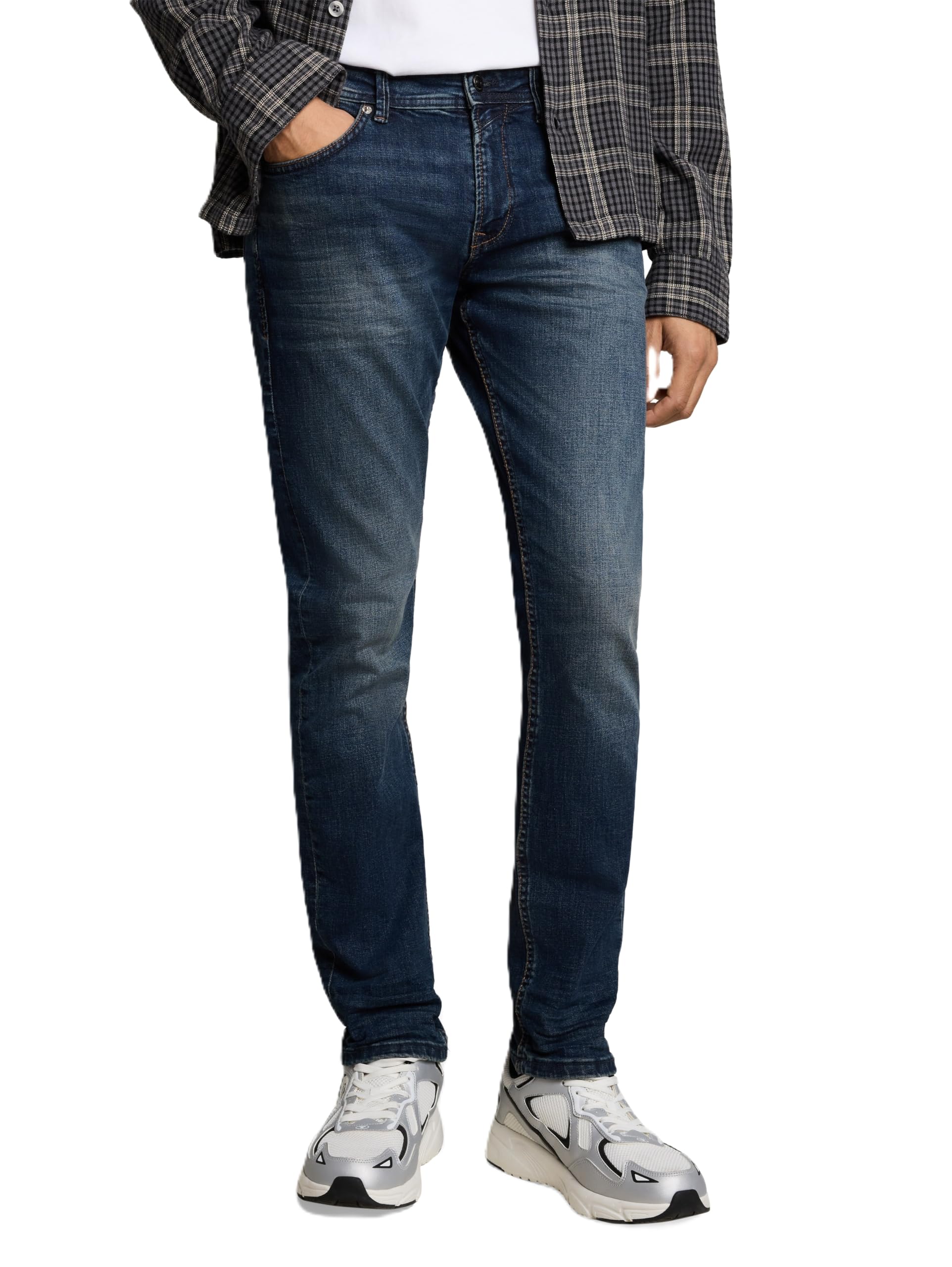 TOM TAILOR Denim - 1029731, Piers Slim Jeans con Cotone Biologico Uomo