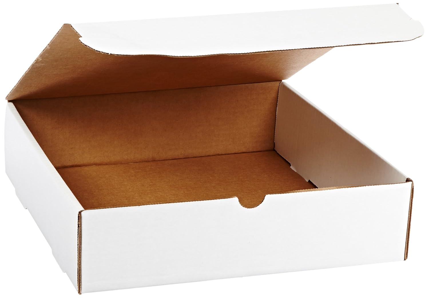 Aviditi White Literature Mailing Boxes, 12 x 11-3/4 x 3-1/4 Inches, Pack of 50, Crush-Proof, for Shipping, Mailing and Storing,M3RBXL