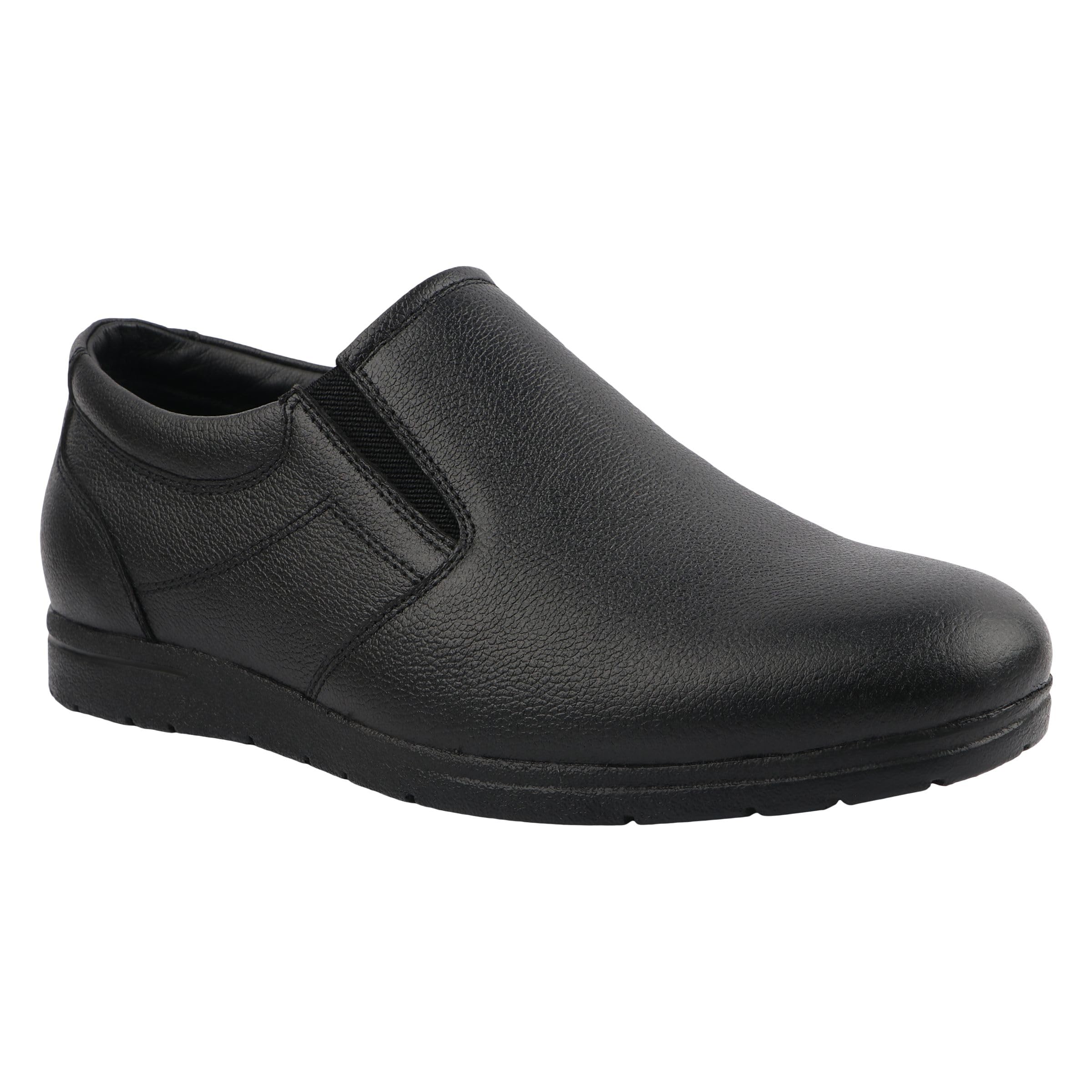 Medifeet Genuine Leather Cushion & Comfortable Formal Slip On for Mens (Black, 8) (B0D2HWFWCW) Amazon Price History, Amazon Price Tracker