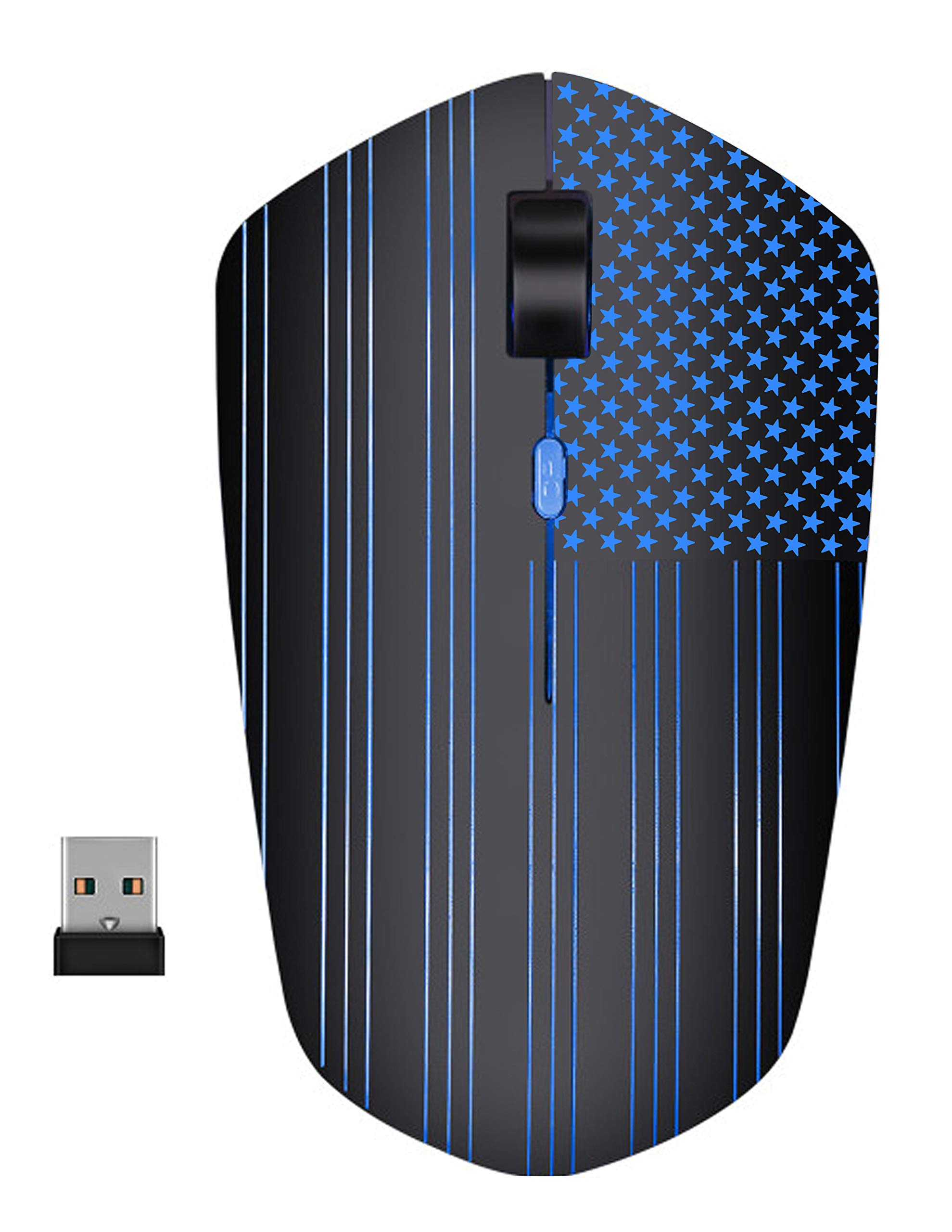 Amazon.com: Rechargeable Wireless Mouse, Backlit Powered by Li-Polymer ...