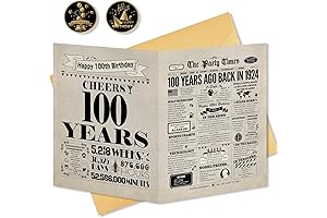 100th Birthday Card for a Century of Memories