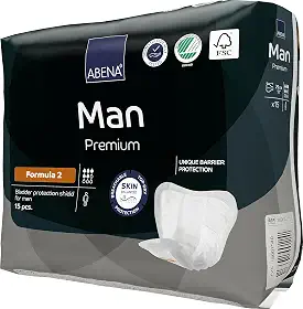 Kit 2 Absorvente Geriátrico Masculino Abena Abri Man Premium