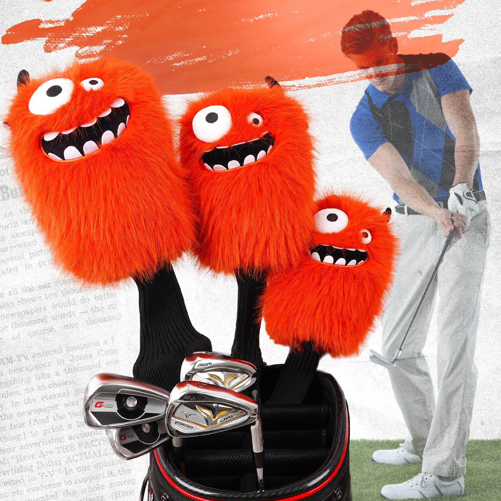Amazon.co.jp: ゴルフヘッドカバー キャラクター フェアウェイウッド