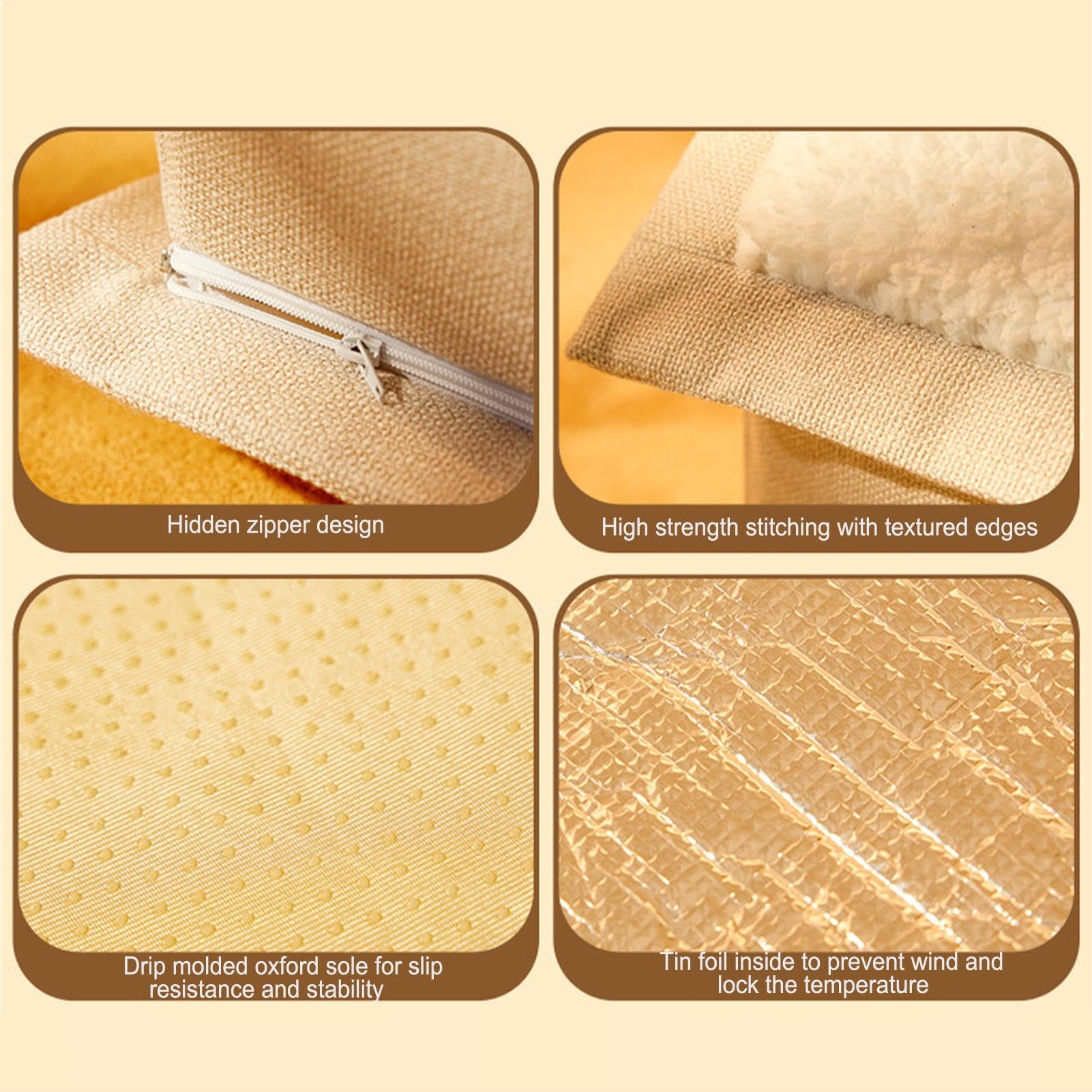 Kattenhuis For Buiten Winterbestendig Waterdicht En Warm Kattengrot Grote Katten Buiten Opvouwbaar Huisdierhuis Wasbaar Weerbestendig Kattenhuis Dierenopvang For Zwerfdieren (Color : Braun, Size : M