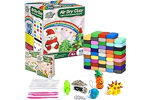 DIY Clay Kit for Kids - Unleash Their Creativity with 48 Colors...