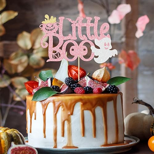 Miniatura 13 de Ephlyn 24 adornos para cupcakes de Halloween con purpurina para Halloween, murciélagos, calabaza, fantasma, decoración de cupcakes para temática